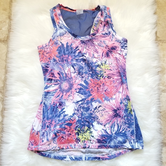 Calia Everyday Printed Tank Floral Abstract Medium - Picture 2 of 8